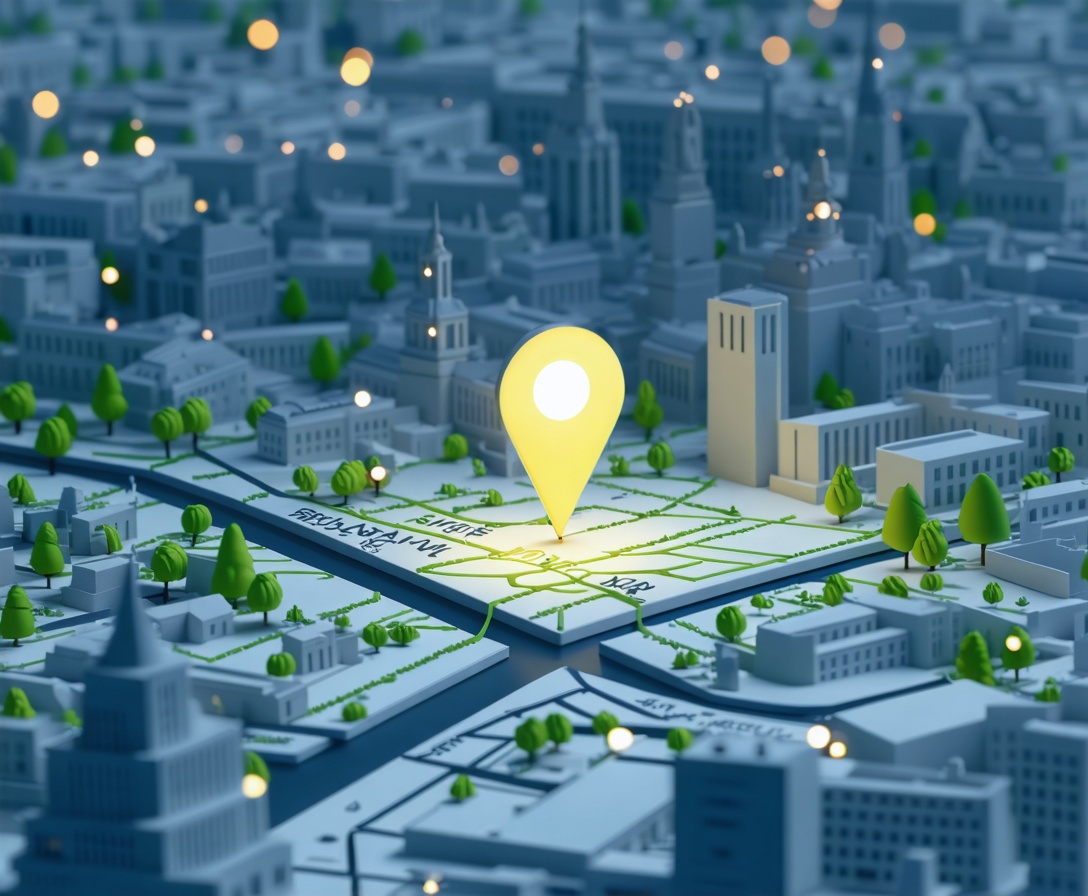 Mapa s vyznačenou polohou kancelárií Vektor Scale na Mlynských nivách