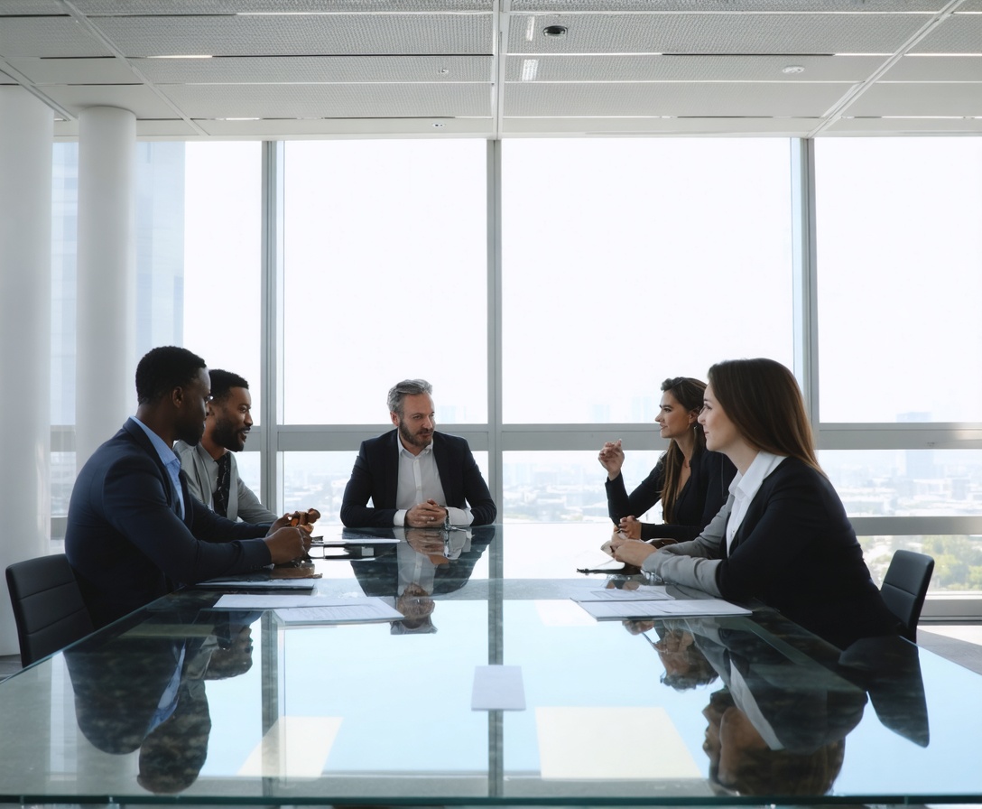 Tímová diskusia o organizačnej kultúre v modernej firme